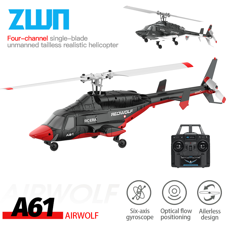 Rc Helicopter Nitro - Helicóptero A61 RC 2,4G giroscopio de
