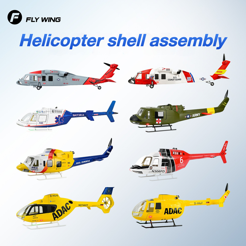 Rc Helicopter Large - Helicóptero RC FLYWING Clase 470 Black