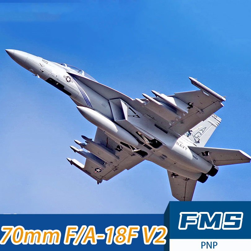 Rc Helicopter Large - Avión de Control Remoto FMS F/A-18